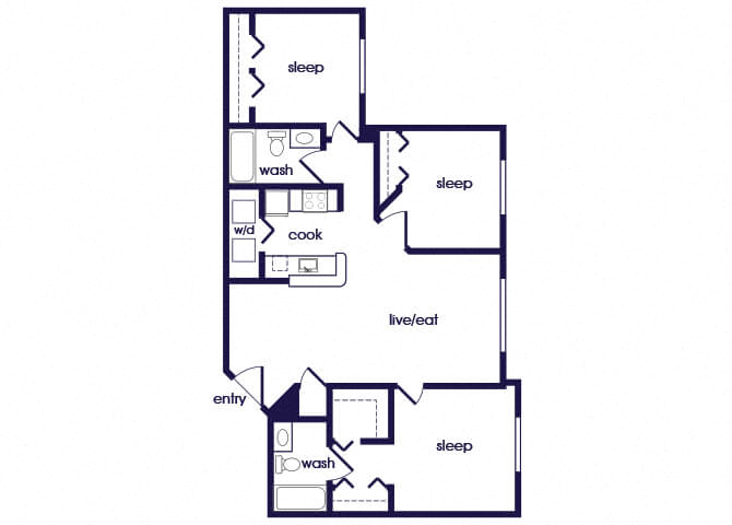 Suite A Floorplan